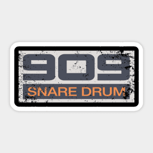 TR-909 Retro Vintage Drum Machine Snare Drum Sticker